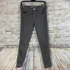 American Eagles brown jegging pants size 8L